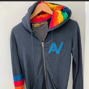 Aviator National RARE/DISCONTINUED rainbow hoodie🌈